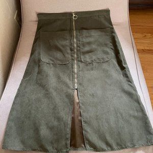 Zip front skirt Miss Selfridge